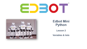 edbot mini python lesson2