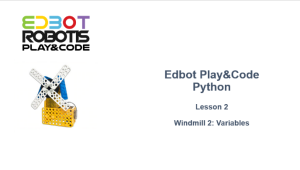 edbot play python lesson2